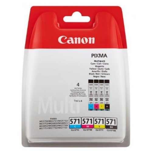 Canon CLI571 Genuin Multipack Ink Cartridge