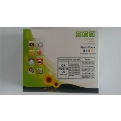   CANON CLI571XL Multipack BKCMY 5db-os /FU/ ECOPIXEL BRANDPGI570BK,CLI571BK,CLI571C,CLI571M,CLI571Y