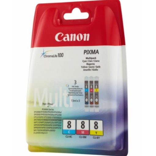 Canon CLI8 Multipack Genuin Háromszínű CMY Ink Cartridge