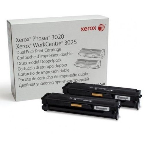 Xerox Phaser 3020,3025 Dupla Genuin Black Toner