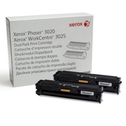 Xerox Phaser 3020,3025 Dupla Eredeti Fekete Toner