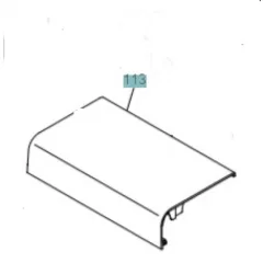 Epson 1504238 ADF cover assy GT-1500