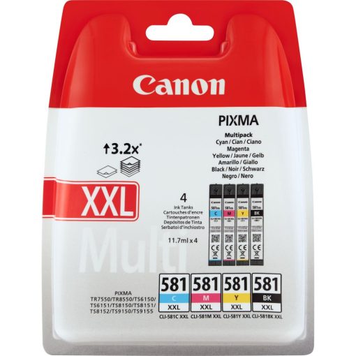 Canon CLI581XXL Genuin Multipack Ink Cartridge