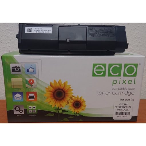 KYOCERA TK1170 Utángyártott Ecopixel Fekete Toner