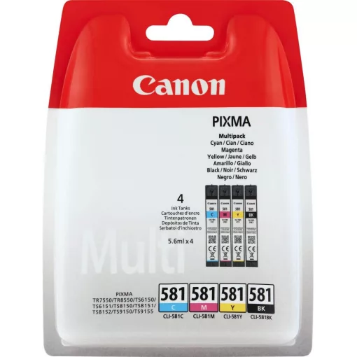 Canon CLI581 Genuin Multipack Ink Cartridge