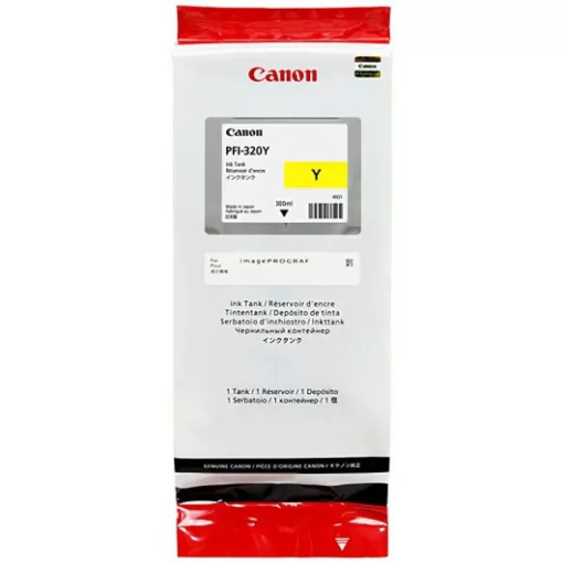 Canon PFI320 Yellow Cartridge
