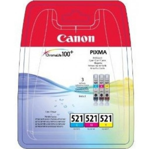 Canon CLI521 Multipack Genuin Háromszínű CMY Ink Cartridge