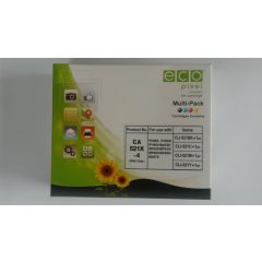   CANON CLI521 CMY 4db-os BRANDCLI521BK,CLI521C,CLI521M,CLI521Y Compatible Ecopixel Multipack Ink Cartridge