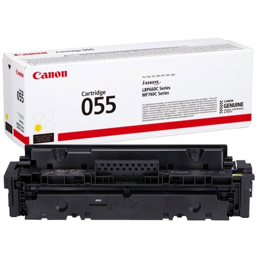 Canon CRG055 Eredeti Yellow Toner