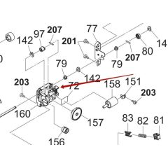 Kyocera 302K924782 Housing release drive