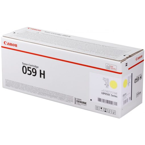 Canon CRG059H Eredeti Yellow Toner