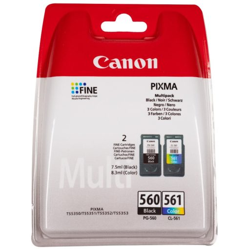 Canon PG560 + CL561 Genuin Négyszínű FCMY Ink Cartridge