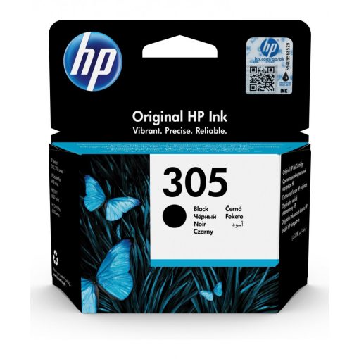 HP 3YM61AE Patron Black No.305 (Genuin)