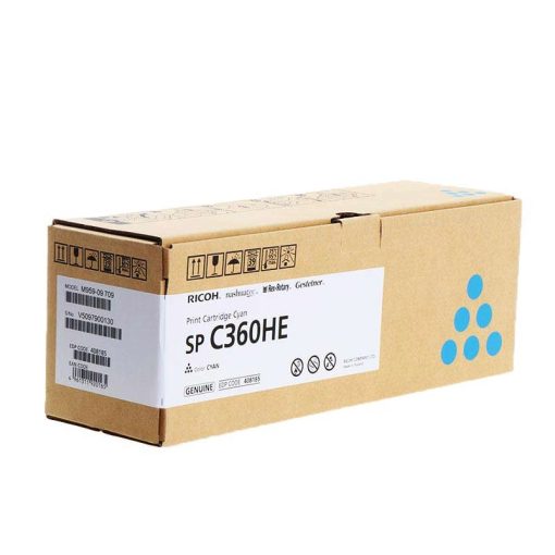 Ricoh SPC360HE Genuin Cyan Toner