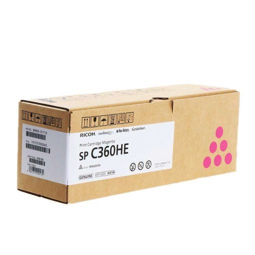 Ricoh SPC360HE Eredeti Magenta Toner