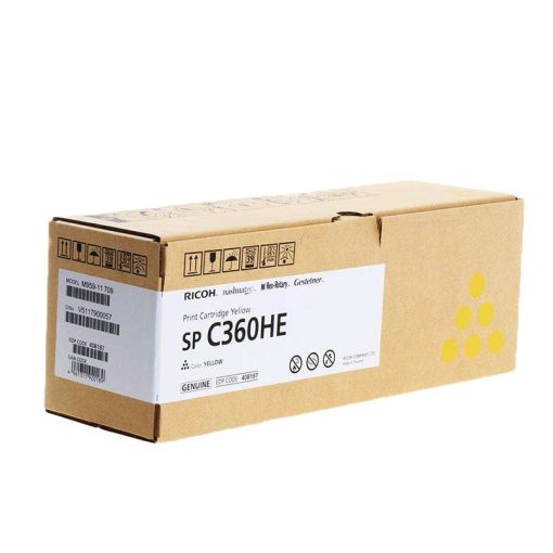 Ricoh SPC360HE Eredeti Yellow Toner