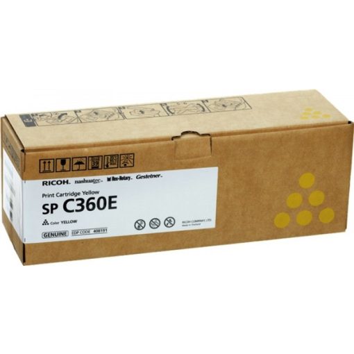 Ricoh SPC360E Eredeti Yellow Toner