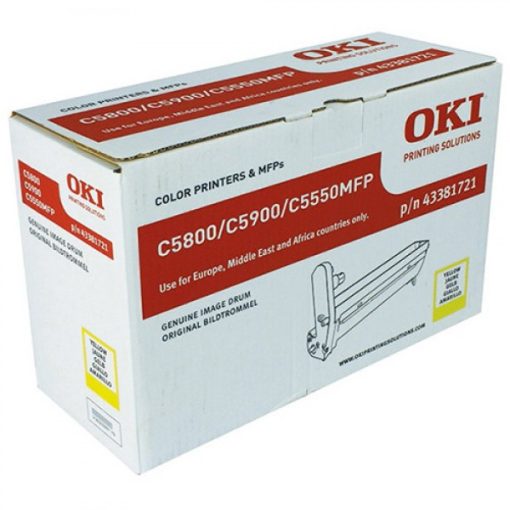 Oki C5800,5900 Eredeti Yellow Dobegység