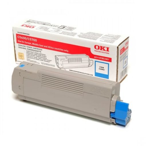 Oki C5600 Genuin Cyan Toner