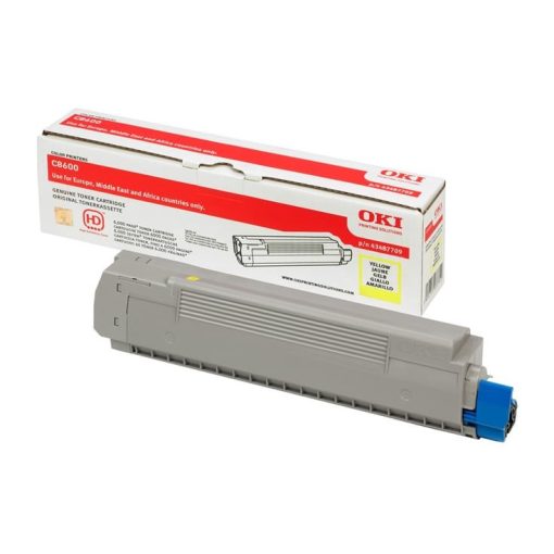 Oki C8600 Genuin Yellow Toner