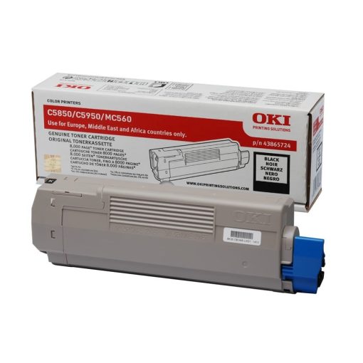 Oki C5850,5950 8K Eredeti Fekete Toner