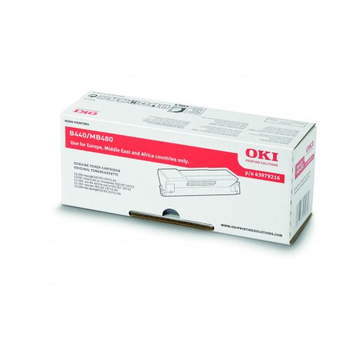 OKI B440/MB480 Eredeti Fekete Toner