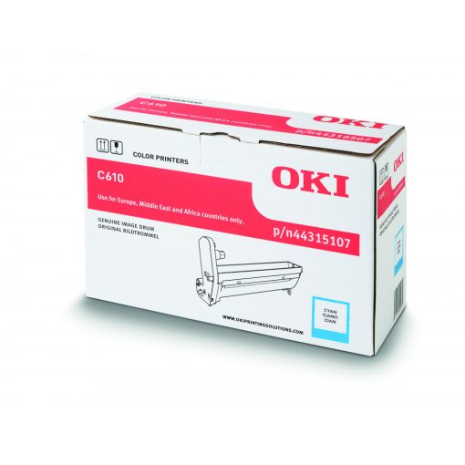 OKI C610 Eredeti Cyan Dobegység