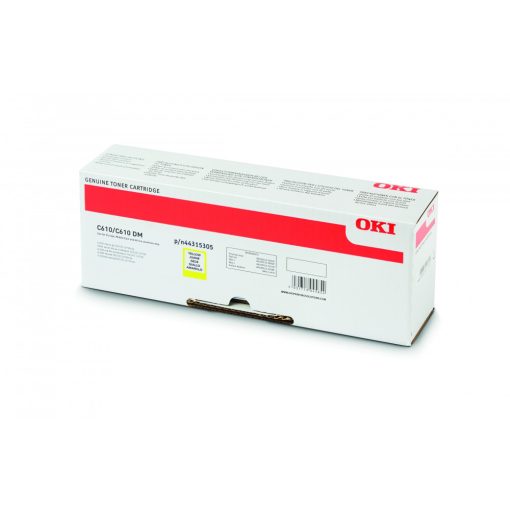 OKI C610 6K Genuin Yellow Toner