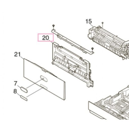 OKI 44359203 Frame Assy-MPT B431