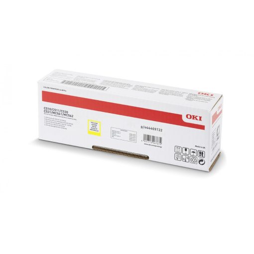 Oki C510/530/MC562 Eredeti Yellow Toner