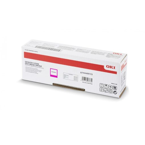 Oki C510/530/MC562 Eredeti Magenta Toner