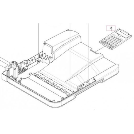 OKI 44529101 Guide assy exit MC3X1/561