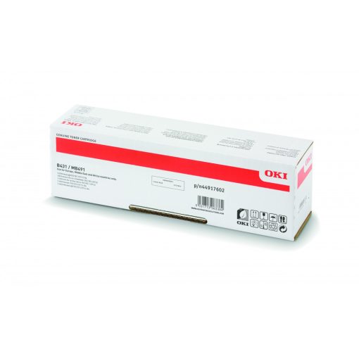 Oki B431/MB491 Eredeti Fekete Toner