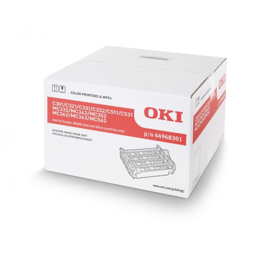 Oki C301,C321,C531,MC562 Genuin Black / C / M / S Drum