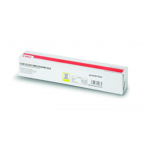 Oki C301/C321 Eredeti Yellow Toner