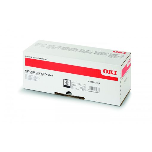 Oki C301/C321 Eredeti Fekete Toner