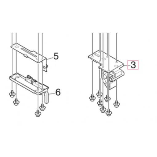 OKI 45053601 Hinge MC760/770/780