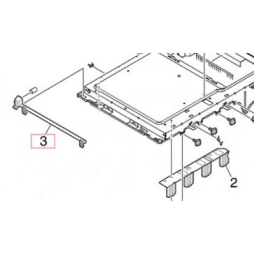 OKI 46129401 Lever lock top FX760