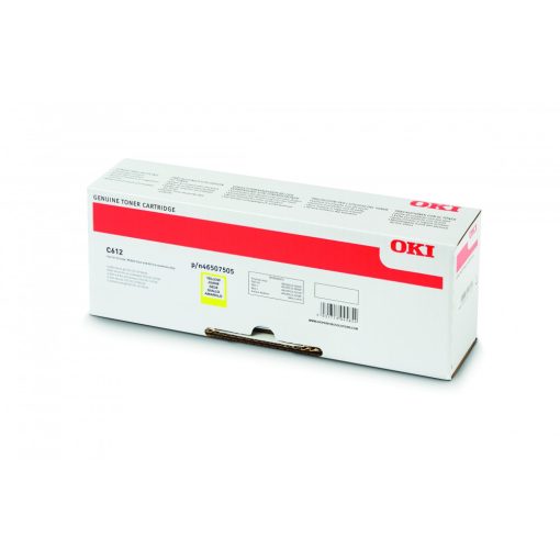 Oki C612 6K Genuin Yellow Toner