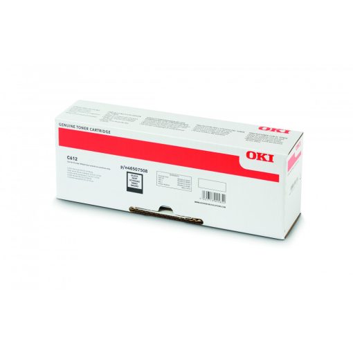 Oki C612 8K Eredeti Fekete Toner