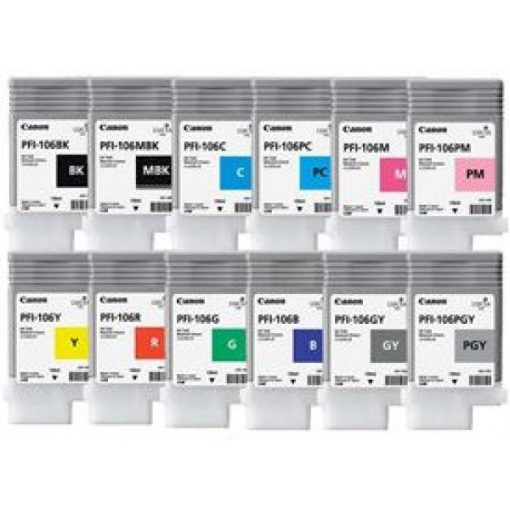 Canon PFI106 Genuin Matt Black Plotter Ink Cartridge