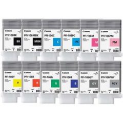 Canon PFI106 Genuin Cyan Plotter Ink Cartridge