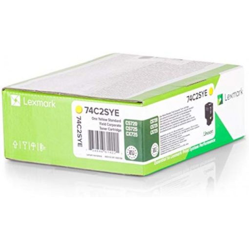 Lexmark CS720/725/CX725 Eredeti Sárga Toner