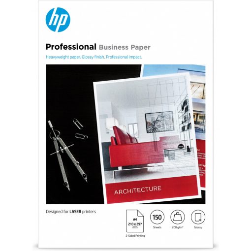 HP Professzionális üzleti fényes papír - 150 lap 200g (Genuin)