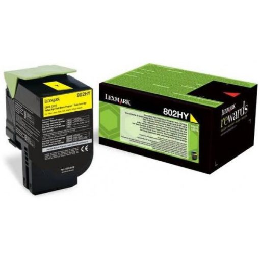 Lexmark CX410/510 Return Genuin Yellow Toner