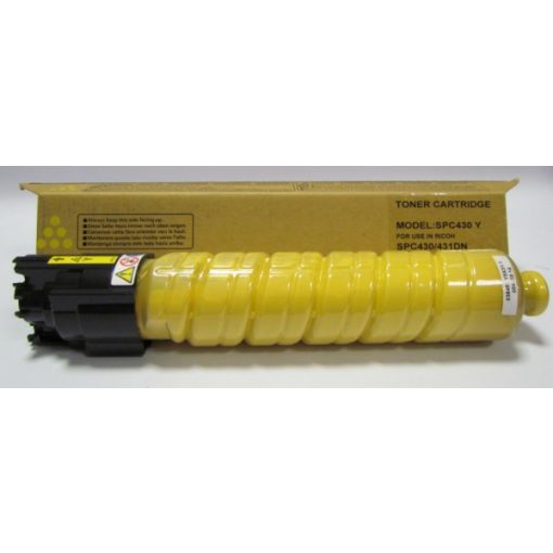 RICOH SPC430/C431 Utángyártott Sárga Toner