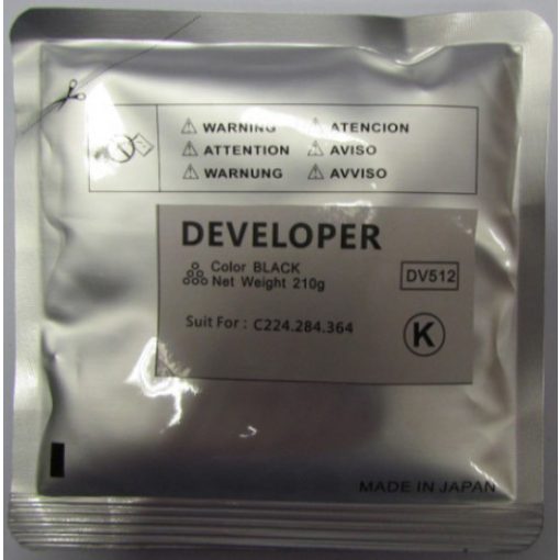 MINOLTA C224 DV512K Compatible Black Developer