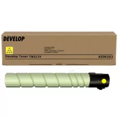 Develop ineo+454/+554 TN512 Eredeti Yellow Toner