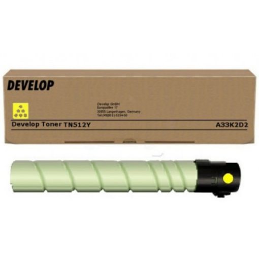 Develop ineo+454/+554 TN512 Eredeti Yellow Toner