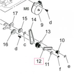 Min A3CFPP4900 Timing belt DF624